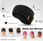 LinkMejor Winter Warm Ear Cover Headband Warm Cold Cozy Head Cover Ear Muffs for Men Women Outdoor Skiing Running Biking Universal