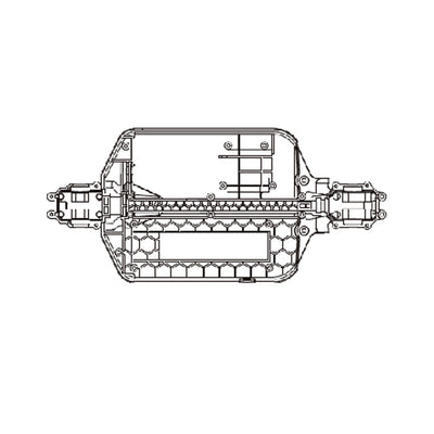 LinkMejor M162 M163 Original RC Car Chassis Parts 16150M