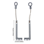 LinkMejor Screen Remote Control Self-Balancing Lanyard Hanging Metal Fixtures Neck Strap Fixing Piece for DJI RC / RC 2 Controller