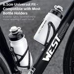 WEST BIKING 550ML Extrusion Bicycle Water Bottle Portable Lightweight Drop-resistant Leak-proof Sports Bike Kettle for MTB Outdoor Cycling