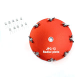 Dedicated Ground Network Disk Aluminum Grounding Disk for PAC-12 JPC-12 Portable Shortwave Antennas