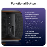 Yesido YSW40 Wireless Bluetooth Speaker 55MM Speaker RGB Lights 1200mAh Large Battery Support TF Card USB Port Portable High Volume Outdoor Bluetooth Speaker