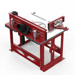 LinkMejor Bench Top Router Table Workbench with Miter Gauge / Profile Fence System / Dust Collection Port for Most Routers