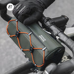 LinkMejor 2.2L Cycling Bicycle Front Bag 100% Polyester Three-point Fixation Stability High-visibility Reflectors Portable  Shoulderbag for MTB Road Bike