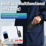 LinkMejor MINI5 Walkie Talkie 2200mAh Battery 999 Channels Type-C Fast Charging bluetooth APP Programming NOAA Weather Alert Emergency Two-Way Radio