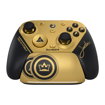 [Champions Edition] LinkMejor G7 Pro 8K PC Wireless Gaming Controller 8K Polling TMR Sticks Dual Mode Triggers 1200mAh Battery Built-in 6-axis Gyro Esports Gamepad with Charging Station
