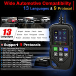 YM119 OBDII Scanner Diagnostic Tool OBD2 Code Reader 1.8-inch TFT Color Screen Car Automotive Diagnostic Tool