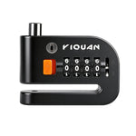 LinkMejor Motorcycle Password Disc Lock Bike High Security Anti-Theft Padlock Waterproof Alloy Bicycle Brake Rotor Lock
