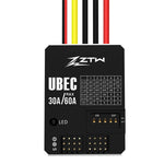LinkMejor UBEC 30A MAX60A HV 3-18S Step-down Module Adjustable 5.2/6/7.4/8.4/9/12V for RC FPV Racing Drone