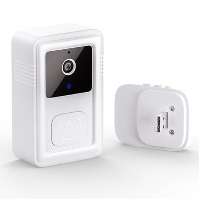 Intelligent Visual Doorbell WiFi Wireless Long Standby HD Night Vision Remote Video Call Voice Change Cloud Storage Smart Home Security Video Doorbell