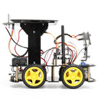LinkMejor Solar ESP32-32 Camera Programming Education Robot Car IoT Ultrasonic Intelligent Programming Robot