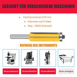 4-Flute Trimming Router Bit 8mm Shank Woodworking Router Bit for Trimming