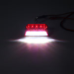 LinkMejor Side Marker Lights Indicator Lamps 24V 6500K White 2PCS for Truck Van Pickup Trailer