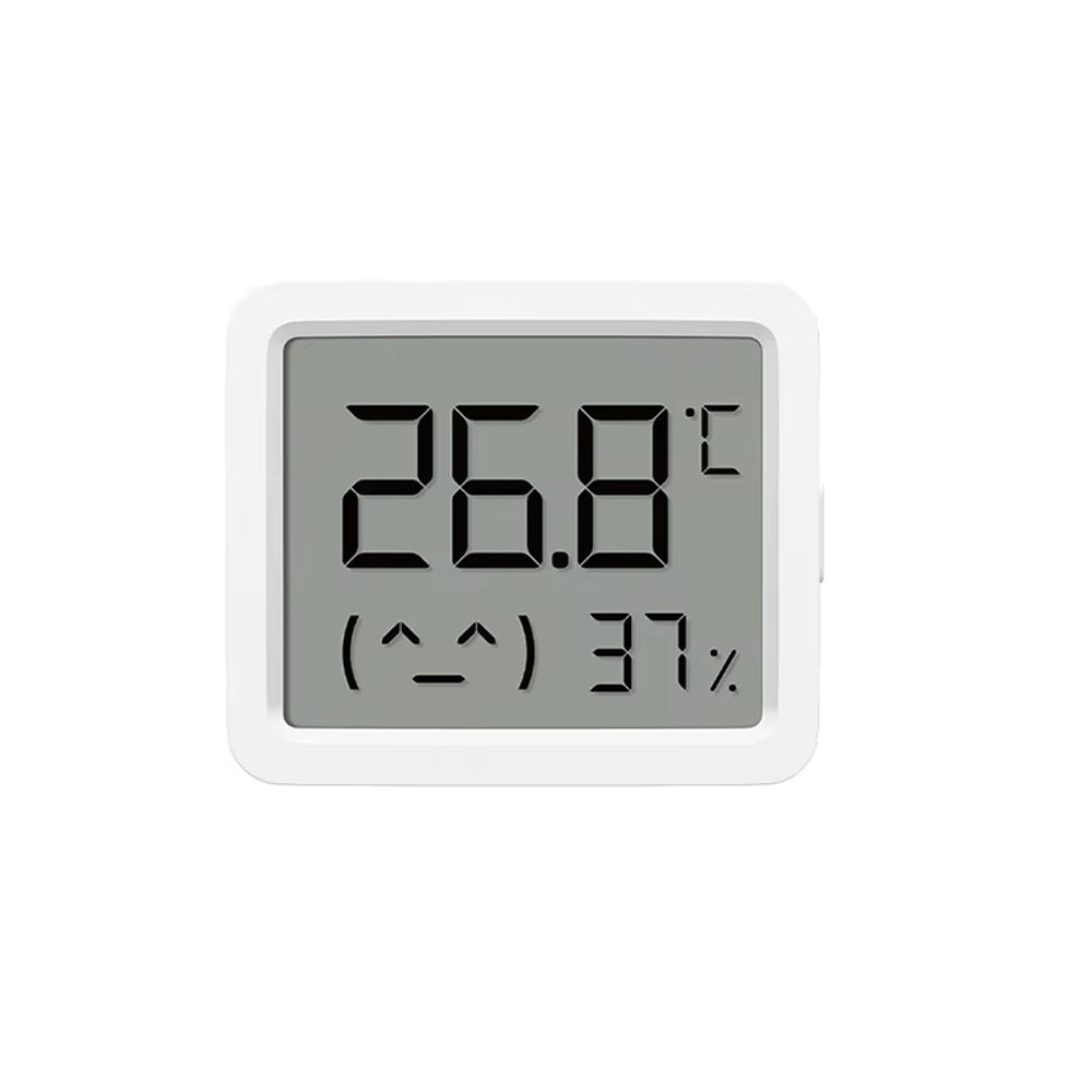LinkMejor 3 Mijia Smart Temperature Humidity Sensor Mini 0°C-60°C Range Bluetooth 5.0 High Precision Compact Hygrometer with LCD Display and Wall Sticker