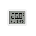 LinkMejor 3 Mijia Smart Temperature Humidity Sensor Mini 0°C-60°C Range Bluetooth 5.0 High Precision Compact Hygrometer with LCD Display and Wall Sticker