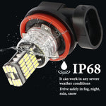 H4 H7 H8/H11 9005 9006 Pair High Brightness LED Fog Lights LED Chip 45MD Lens 12V Car Lamp Driver Car Lamp Super Bright