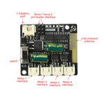 8-Channel 2.4GHz Wireless Remote Control Module Kit with Dual-Thumbstick Design for DIY Remote Control Cars And Boats