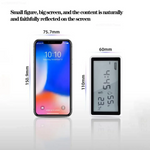 2Pcs Deli Electronic Thermometer Hygrometer Weather Station with High Precision 0.1℃ Temperature Humidity LCD Display Clock Function Long Battery Life- Ultimate Indoor Weather Monitoring Station
