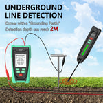 LinkMejor FY8178 Professional Underground Line tester Digital Analogue Wire Tracker 1000m Range Sensitivity Adjustment USB-TYPE-C Charging