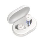 Black/White Rechargeable Portable Adjustable Hearing Earphones Invisible-In-Canal Sound Amplifier