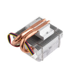 Raspberry Pi 5 RGB Low-Profile ICE Tower CPU Cooling Fan Horizontal/Vertical U-shaped Copper Tube Fin Tower