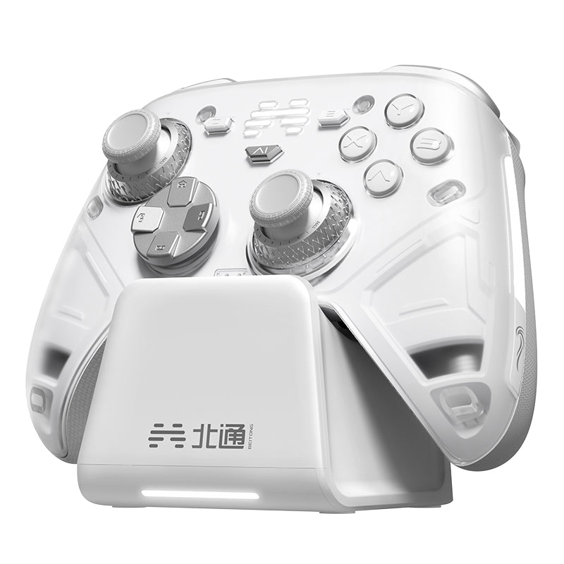 LinkMejor KUNPENG BTP-KP70A AI Adaptive Feedback Gamepad with Dual Hall Effect Joystick RGB Light 2KHz Wireless Nearlink AI Voice Assistant Game Controller for Switch 2 PC Steam Tablet