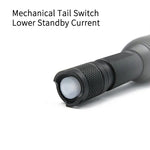 LinkMejor X6S 3*LED 3000LM Ultra Bright EDC LED Flashlight Small Throw Flood Tactical Flashlight 18650 Battery Mini Torch Strong Searching Floodlight