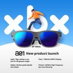 LinkMejor xbx A01 A01+ Smart AR Glasses 50° FOV 147 Inch Screen 1600 nits 120Hz 3DoF Gaming Movie Display 62g Ultra Light Smart Glasses