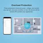 Ewelink WiFi Smart Energy Meter 70A+10A Clamp Sensor Real-Time Monitoring 6-Month Data Log Smart Home Automation Power Energy Savings App Voice Control with Alexa Google IFTTT