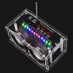 DIY bluetooth Speaker Kit with FM Radio 87.5-108MHZ DIY Soldering Project Practice Electronic Kit Solder Assembly Support U Disk TF Card AUX