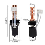 Upgrade Hotend for Flashforge Adventurer 5M / 5M Pro Pinting Head 280℃ Ceramic Heating Block Kit AD5M Hard Steel Nozzle Hot End