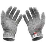 IPRee Level 5 Cut Proof Stab Resistant Wire Metal Glove Kitchen Fishing Cuts Gloves for Oyster Shucking Fish Gardening Safety Gloves
