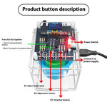 Simulation Intelligent Washing Machine Control Kit DC 5V Multifunction PCB Board Educational DIY Electronics Prototype