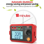 LinkMejor Digital Megohmmeter UT502C 2500V Insulation Resistance Tester Ommeter Megometer Ground Meter Backlight Auto Range
