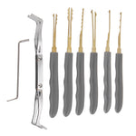 42PCS Rubber Padlock Type Lockpicking Tool Set Suitable for Opening One-Word Locks, Car Locks, Padlocks, Etc.
