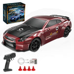 LinkMejor 8502 8503 1/43 2.4G 4WD RTR Full Scale Mini Drift RC Car LED Lights Desktop Vehicle Models