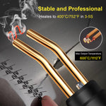 70W Plastic Welder with 400 Staples Rapid Heating to 400°C LED Lighting for Car Bumper Repair Welding Machine