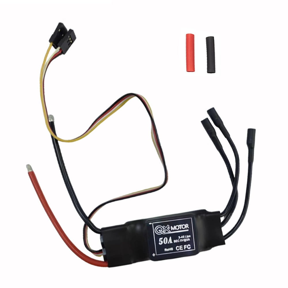 LinkMejor 50A 3-4S Brushless ESC with 5V/5A BEC for RC Airplane Fixed Wing