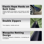 Xmund Camping Car Rear Tent Outdoor Car Trunk Tent Canopy Car Trunk Extension Tent Sunshine-Proof Camping Equipment Travel Supples