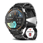 HW50 1.6inch HD Screen LED Flashlight bluetooth Call Heart Rate Blood Pressure Blood Oxygen Monitor Sleep Monitoring Multi-sport Modes Music Playback IP67 Waterproof Smart Watch