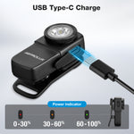Astrolux® CP01 Rechargeable EDC Flashlight 250 Lumens Dual Sources Compact Pocket Clip Light Convenient USB C Charging Magnetic Flash Lights with Memory Mode Lockout Design Beacon Mode for Working, Cycling, Emergency, Signaling Tool