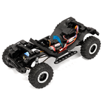 LinkMejor EX86100 V3 Rock Cruiser 1/10 2.4G 4WD RC Car 2 Speed Class Crawler Off-Road Climbing Truck LED Light Hobbywing ESC Steel Frame Straight Axle Oil Shock Vehicles Models Toys