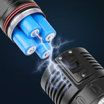 5*T40 LED High Lumen Diving Flashlight Professional Waterproof and Long Endurance Dive Torch