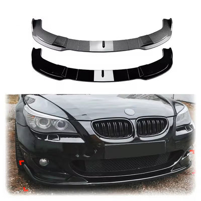 Front Bumper Lip Splitter Spoiler Diffuser ABS Body Kit Cover For BMW E60 E61 2005-2010 5 Series 525i 530i 540i 550i M Sport