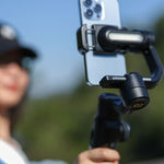 LinkMejor Smart S2 Smart Phone Gimbal 3-Axis with Extendable Rod Intelligent Tracking 360 Degree Rotation Mobile Phone Stabilizer for Vlog Photo Shooting Recording