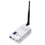 Partom 1.2GHz 200mW 12CH Wireless FPV Transmitter Fox‑R02 Receiver Combo SMA Male for RC Drone Airplane Long Range AV Transmission