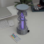 LinkMejor Creative EDC Spinning Pinball RGB Desktop Remote Control Night Light Decorative Ornaments