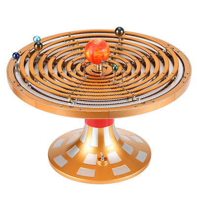 LinkMejor DM405 Extraordinary Mechanical Solar System Model Assembly Kit DIY Science Experiment Creation Desktop Ornaments Toys