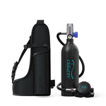 [US Direct] CHIKADIV 1L Scuba Tank Refillable Oxygen Cylinder Underwater Diving Gear for Diver Portable Diving and Snorkeling Equipment