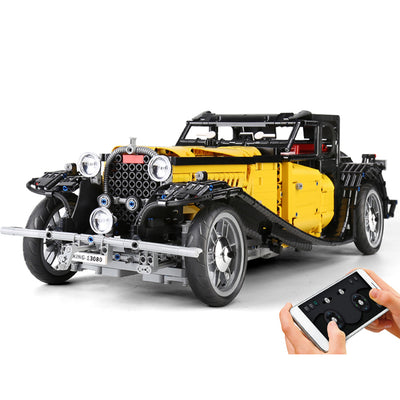 LinkMejor KING 13080 Technical Car T50 Vintage Classic Racing Vehicle Building Block Brick Assembly Kit 3564PCS Toy Christmas Gift For Kid